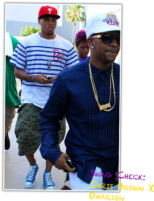 √ Swag Check: Chris Brown x Omarion in L.A.